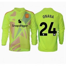 Manchester United Andre Onana #24 Målvakt Bortatröja 2024-25 Långa ärmar